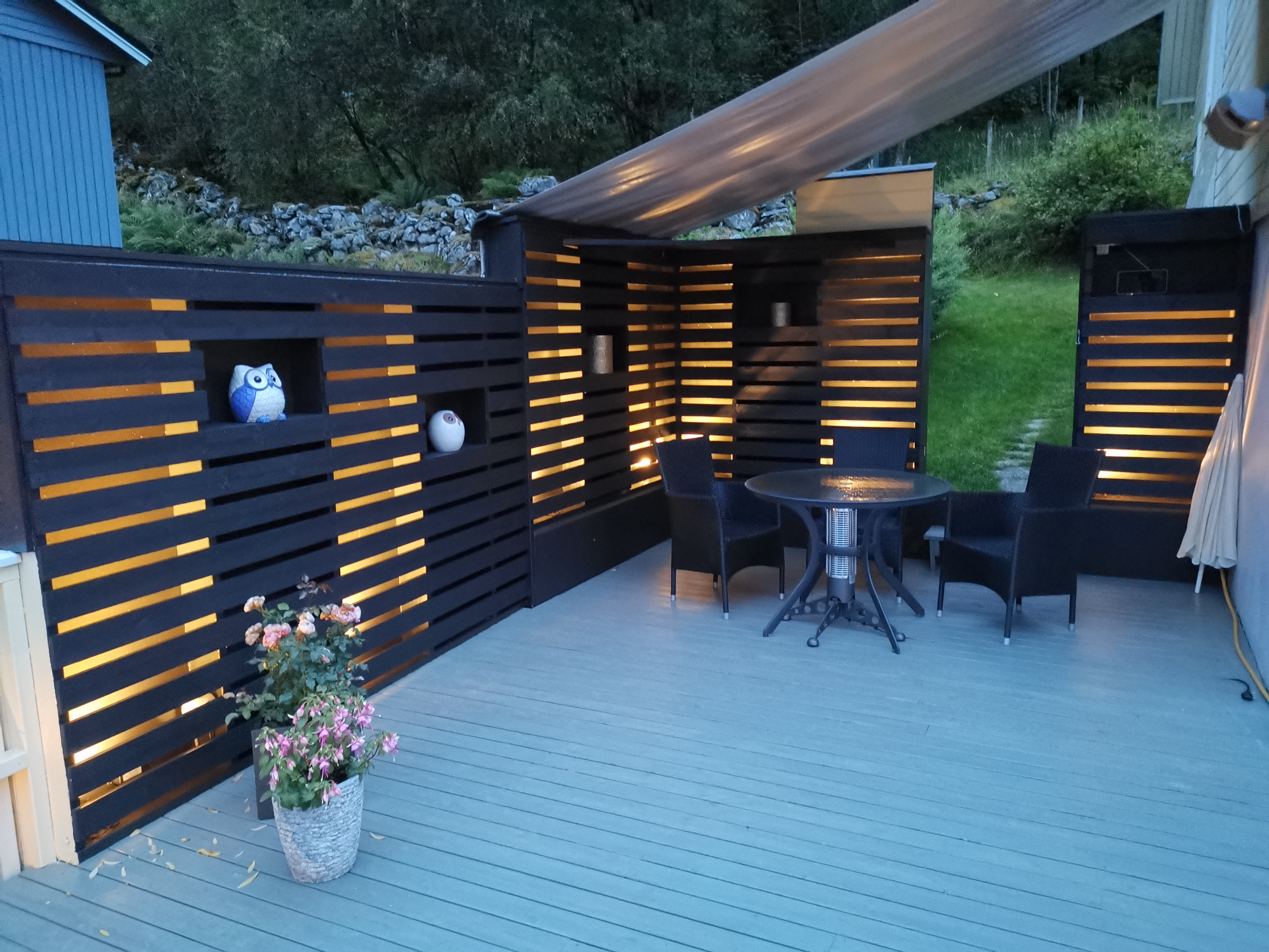 Kreativ utendørsbelysning av enebolig - Åheim