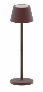 Iris mini - rechargeable table lamp, rust