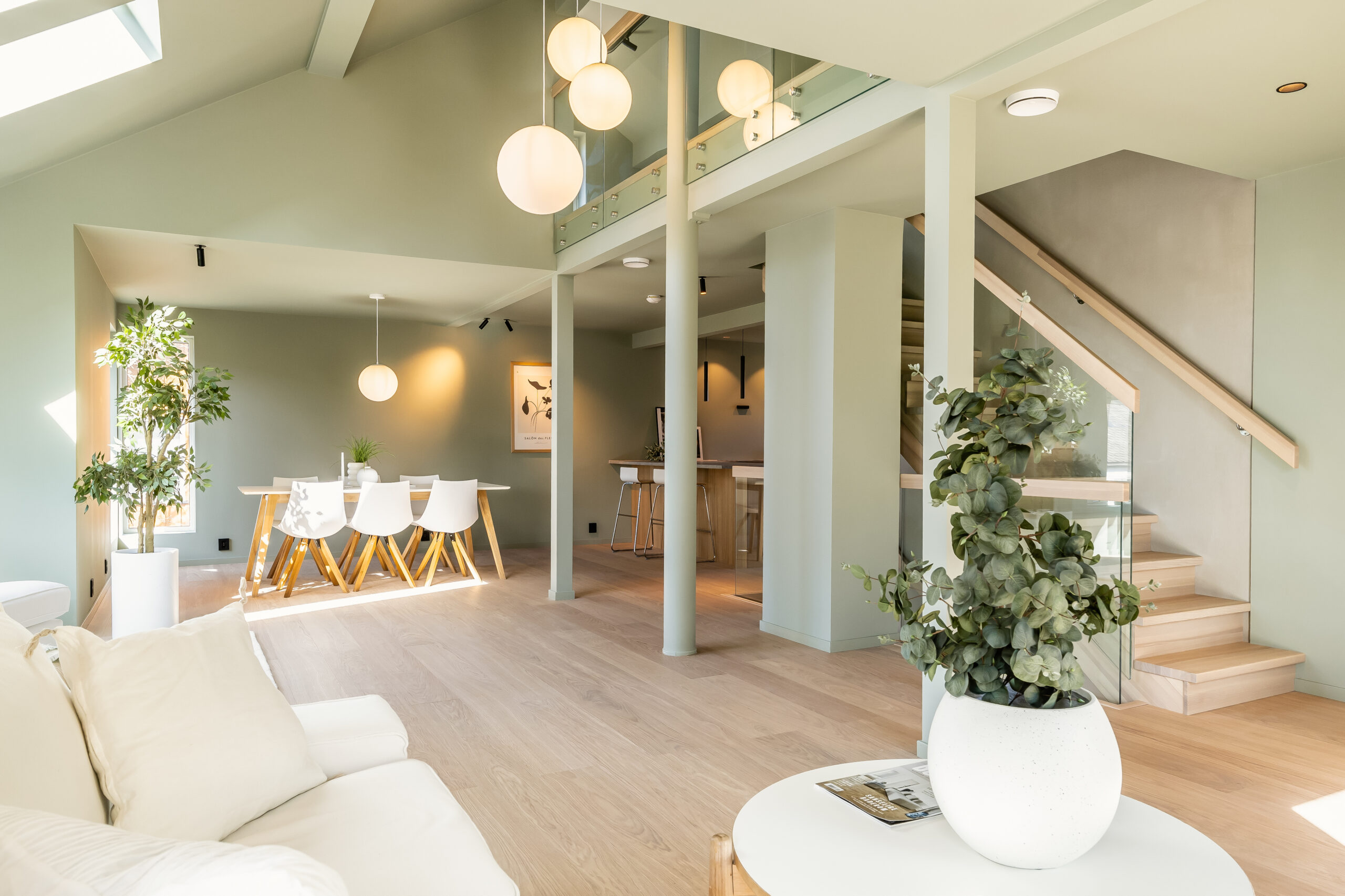 Enebolig med komplett lyspakke