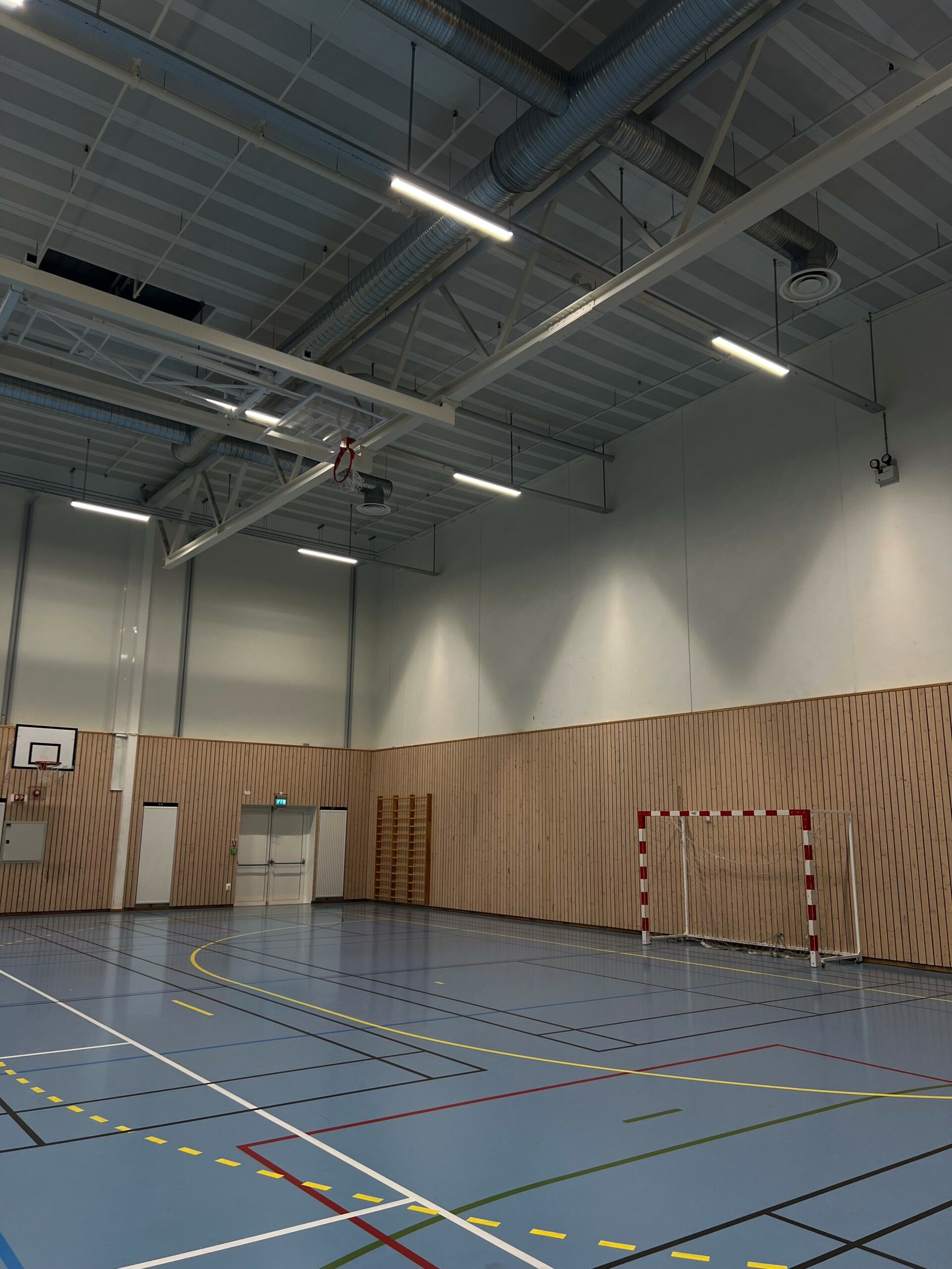 Flerbrukshall - Ballsikker armatur