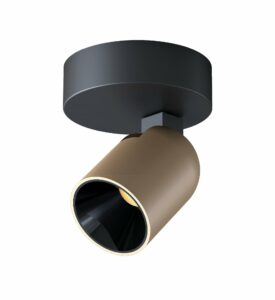 Calvi K1, black/polished silver coffee - PC dimmable