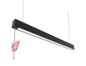 Flex-line CS Up/Down pendant with pull switch, graphite black