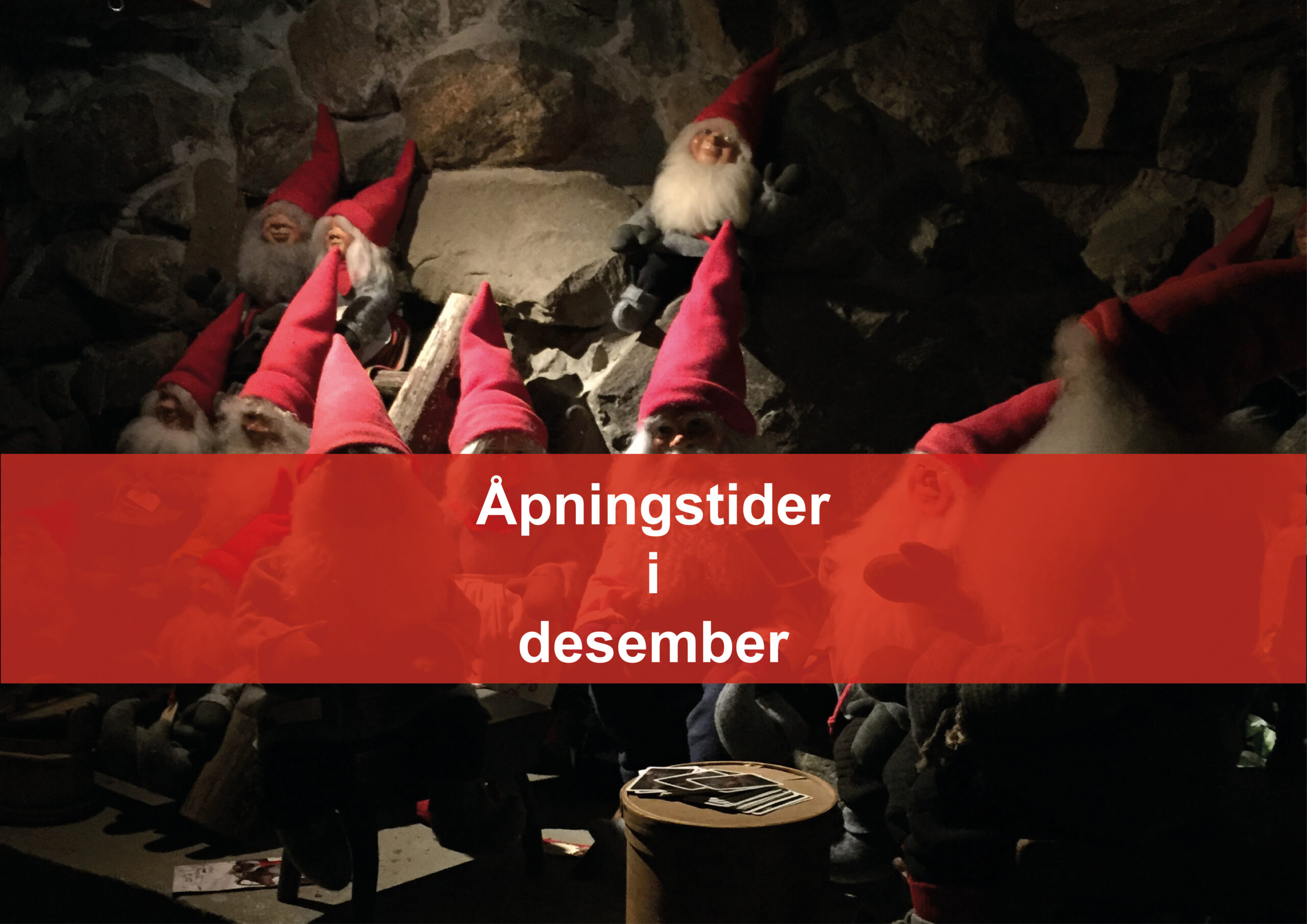 Åpningstider i desember