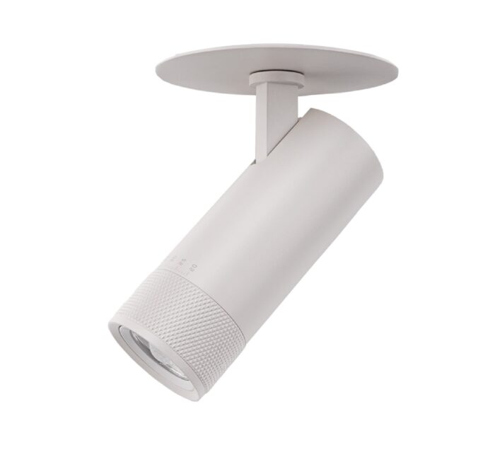 Ezra Zoom Recessed 8W 2700K, white - phase cut dimmable
