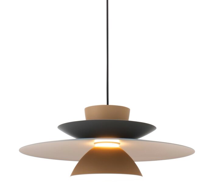 Vireli pendant 500, brown/grey - PHASE CUT dimmable